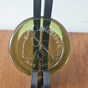 2008 Jamestown VA Glass Blowing Paperweight